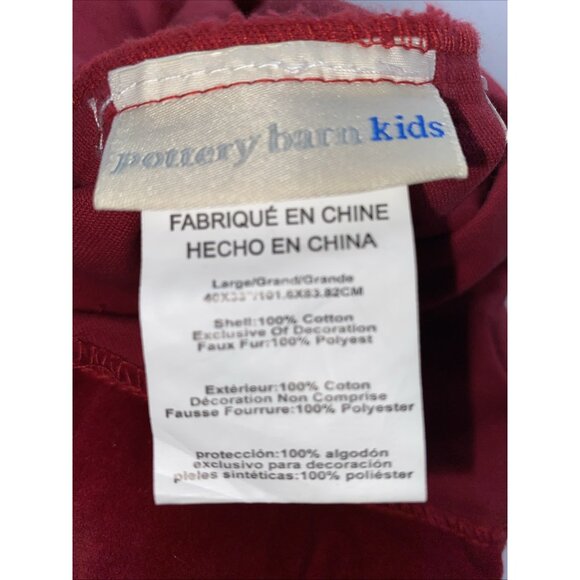 Pottery Barn Ella Letters to Santa Bag Velvet Sack Christmas Stocking 40 X 33 in - Picture 9 of 12